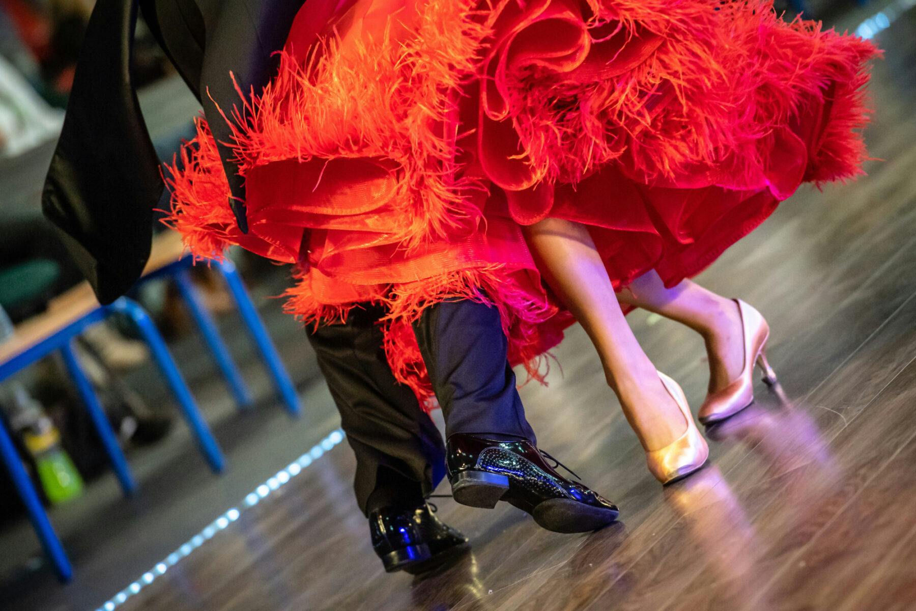 Ballroom dancer couple