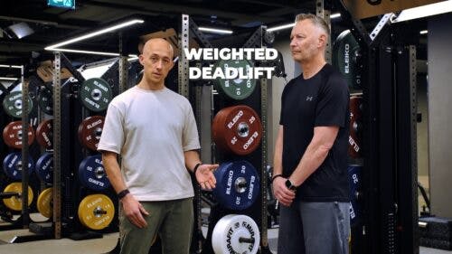 Weighted deadlift