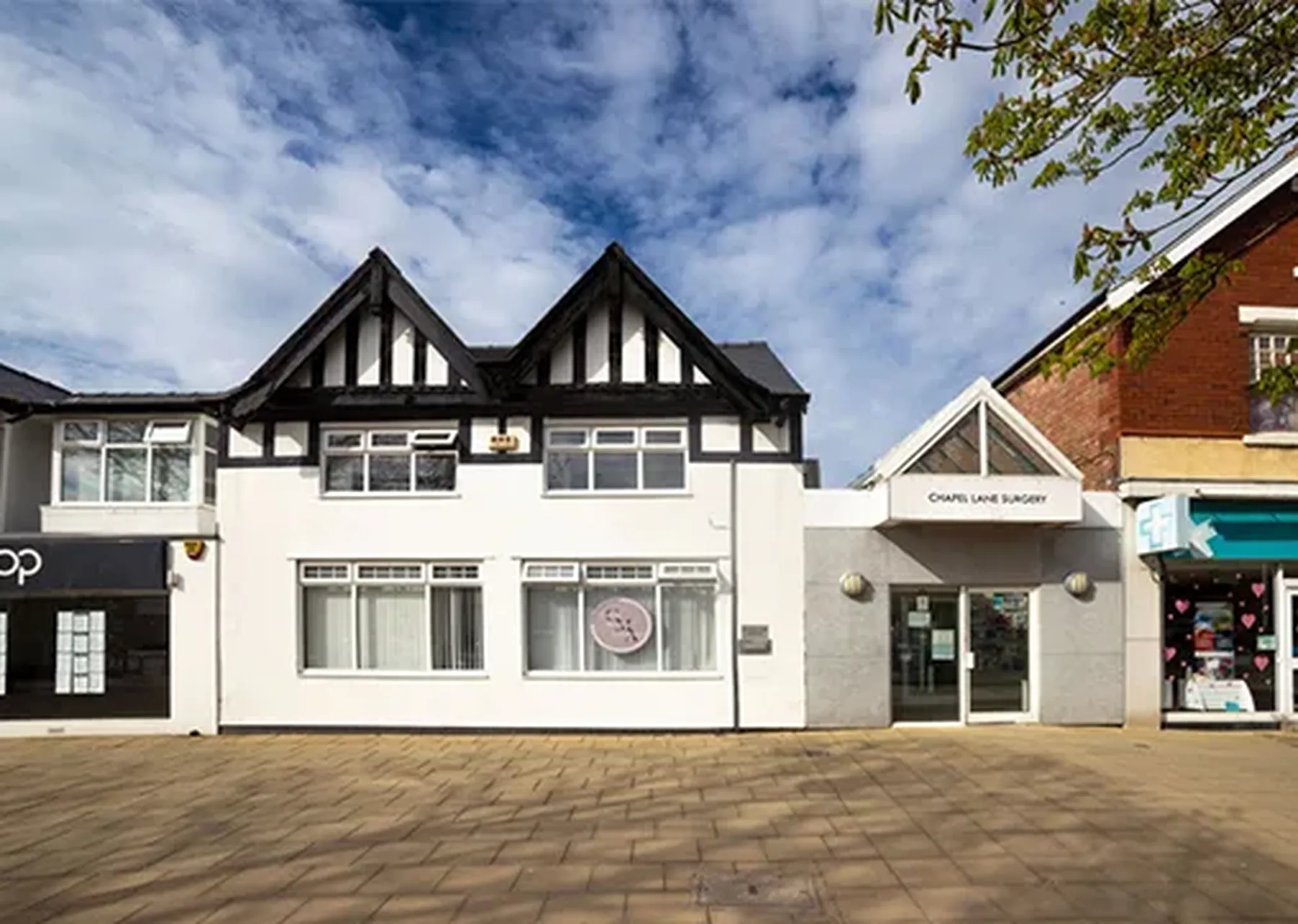 The Hollies Family Surgery entrance